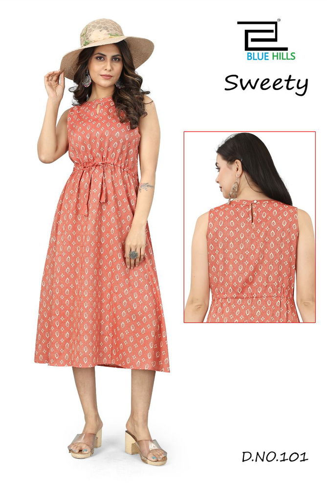 Sweety By Blue Hills One Piece Long Kurti Catalog